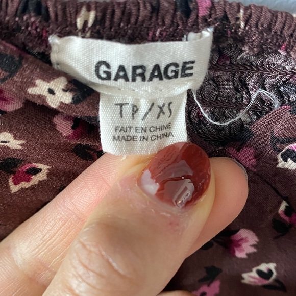 Garage burgundy mini dress in size XS - Picture 3 of 3